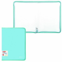 Папка объемная на молнии пластиковая BRAUBERG PASTEL, А4, 330х240 мм, 600 мкм, цвет мятный, 271973 Папка объемная на молнии пластиковая BRAUBERG PASTEL, А4, 330х240 мм, 600 мкм, цвет мятный, 271973 - фото 6