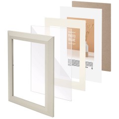 Рамка 15х21 см с паспарту 10х15 см небьющаяся, аналог IKEA, багет 26 мм, МДФ, BRAUBERG "Zool", серая, 391375 Рамка 15х21 см с паспарту 10х15 см небьющаяся, аналог IKEA, багет 26 мм, МДФ, BRAUBERG "Zool", серая, 391375 - фото 5