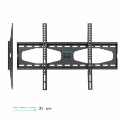 Кронштейн-крепление для ТВ настенный KROMAX STAR-11, VESA 75-600/400, 32-65", 0 степеней свободы, до 50 кг, серый, 20159 Кронштейн-крепление для ТВ настенный KROMAX STAR-11, VESA 75-600/400, 32-65", 0 степеней свободы, до 50 кг, серый, 20159 - фото 4