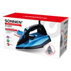 Утюг паровой SONNEN SI-2099, 2400 Вт, керамическое покрытие, антикапля, антинакипь, синий, 456996 - фото 10
