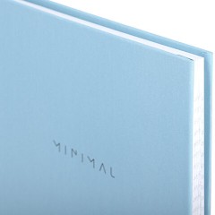 Блокнот А5 134х206 мм, 80 л., твёрдый, клетка, BRAUBERG "Minimal", голубой, 116442 Блокнот А5 134х206 мм, 80 л., твёрдый, клетка, BRAUBERG "Minimal", голубой, 116442 - фото 4