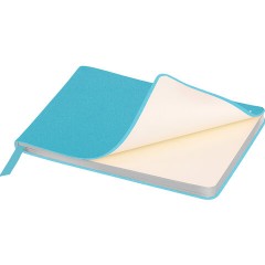 Еженедельник датированный 2026 МАЛЫЙ ФОРМАТ 105х160 мм, А6, BRAUBERG "Blaze", фольга, голубой, 117214 - фото 3