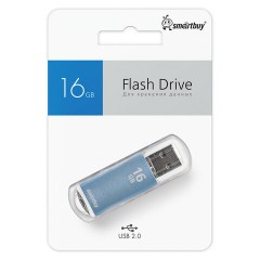Флеш-память Smartbuy V-Cut, 16Gb, USB 2.0, син, SB16GBVC-B - фото 8