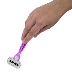 Бритвенный станок многоразовый женский, 5 лезвий, 2 кассеты, плавающая головка, X-ONE (ИКС-УАН), 700020 - фото 4