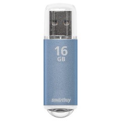 Флеш-память Smartbuy V-Cut, 16Gb, USB 2.0, син, SB16GBVC-B - фото 3