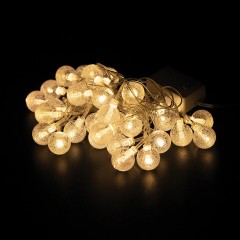 Электрогирлянда-нить комнатная "Bubble ball" 3 м, 30 LED, теплый белый, 220V, контроллер, ЗОЛОТАЯ СКАЗКА, 591364 Электрогирлянда-нить комнатная "Bubble ball" 3 м, 30 LED, теплый белый, 220V, контроллер, ЗОЛОТАЯ СКАЗКА, 591364 - фото 2