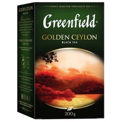 Чай листовой GREENFIELD "Golden Ceylon" черный цейлонский крупнолистовой 200 г, 0791-10 Чай листовой GREENFIELD "Golden Ceylon" черный цейлонский крупнолистовой 200 г, 0791-10 - фото 3