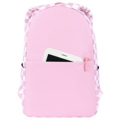 Рюкзак HEIKKI POSITIVE (ХЕЙКИ) универсальный, карман-антивор, "Pastel Chess", 42х28х14 см, 273856 - фото 9