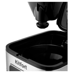Кофеварка капельная KITFORT КТ-752, 900 Вт, объем 1,25 л, дисплей, черный/стальной - фото 5