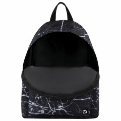 Рюкзак BRAUBERG СИТИ-ФОРМАТ универсальный, "Black marble", черный, 41х32х14 см, 270790 Рюкзак BRAUBERG СИТИ-ФОРМАТ универсальный, "Black marble", черный, 41х32х14 см, 270790 - фото 6