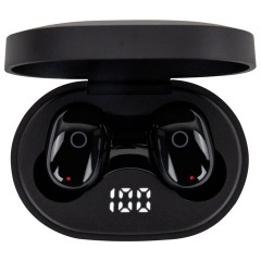 Наушники беспроводные TWS внутриканальные с микрофоном, SONNEN EP-BH25B, Bluetooth 5.3, черные, 514125 - фото 4