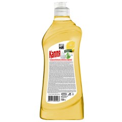 Средство для мытья посуды 1 л, КАПЛЯ VOX активный кислород, "Лимон", 1576 - фото 2