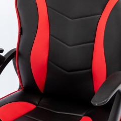 Кресло компьютерное BRABIX "Shark GM-203", экокожа, черное/красное, 532512 Кресло компьютерное BRABIX "Shark GM-203", экокожа, черное/красное, 532512 - фото 10