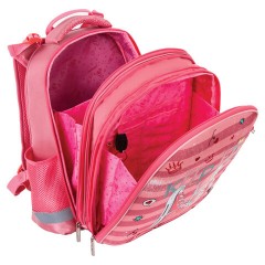 Ранец ЮНЛАНДИЯ EXTRA, с дополнительным объемом, "Pink sneakers", 38x29x18 см, 229928 - фото 7
