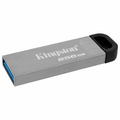 Флеш-диск 256 GB KINGSTON DataTraveler Kyson, разъем USB 3.2, серебряный, DTKN/256GB Флеш-диск 256 GB KINGSTON DataTraveler Kyson, разъем USB 3.2, серебряный, DTKN/256GB - фото 2