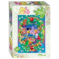 Пазл картонный 54 элемента, "Любимые сказки", АССОРТИ, поле 18х13,5 см, STEP PUZZLE - фото 11