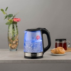 Чайник SCARLETT SC-EK27G19, 2,2 л, 2200 Вт, закрытый нагревательный элемент, стекло, черный Чайник SCARLETT SC-EK27G19, 2,2 л, 2200 Вт, закрытый нагревательный элемент, стекло, черный - фото 6