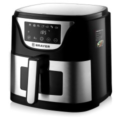 Аэрогриль BRAYER BR2037, 1500 Вт, 5 л, 7 программ, таймер, сенсорное управление, нержавеющая сталь