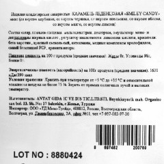 Карамель леденцовая SMILEY CANDY "Микс вкусов с аскорбинкой", в индивидуальной упаковке, 1000 г, ТУРЦИЯ, УТ-00002492 Карамель леденцовая SMILEY CANDY "Микс вкусов с аскорбинкой", в индивидуальной упаковке, 1000 г, ТУРЦИЯ, УТ-00002492 - фото 9
