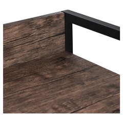 Стол на металлокаркасе BRABIX "LOFT CD-003", 640х420х840 мм, цвет морёный дуб, 641215 - фото 7