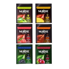 Чай MAITRE "Сочный чай", ассорти 6 вкусов, НАБОР 30 пакетиков по 2 г, бак039 Чай MAITRE "Сочный чай", ассорти 6 вкусов, НАБОР 30 пакетиков по 2 г, бак039 - фото 6