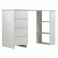 Стол письменный/компьютерный BRABIX "Scandi CD-016", 1100х500х750 мм, 4 ящика, белый, 641891, ЦБ013707-1 - фото 5