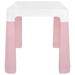 Стол детский + стул BRABIX KIDS CS-003, 2-7 лет, пластик белый + розовый, 533291 - фото 4