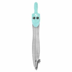 Готовальня BRAUBERG SCHOOL KIT, 11 предметов, циркуль 115 мм, циркуль 125 мм, чертежные принадлежности, мятный цвет, 210706 Готовальня BRAUBERG SCHOOL KIT, 11 предметов, циркуль 115 мм, циркуль 125 мм, чертежные принадлежности, мятный цвет, 210706 - фото 4