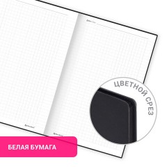 Блокнот А5 138x213 мм, BRAUBERG "Personal", под кожу, 80 листов, клетка, черный, 116608 Блокнот А5 138x213 мм, BRAUBERG "Personal", под кожу, 80 листов, клетка, черный, 116608 - фото 10
