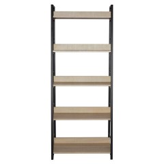 Стеллаж на металлокаркасе BRABIX "LOFT SH-003", 600х350х1500 мм, 5 полок, цвет дуб натуральный, 641236 - фото 3