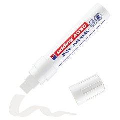 Маркер меловой для окон EDDING E-4090/049 4-15мм (декоративный) белый Маркер меловой для окон EDDING E-4090/049 4-15мм (декоративный) белый - фото 2