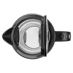 Чайник BOSCH TWK70B03, 1,7 л, 2400 Вт, закрытый нагревательный элемент, стекло, черный - фото 5