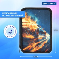 Пенал BRAUBERG, 3 отделения, полиэстер, 21х14 см, "Speed increase", 273539 Пенал BRAUBERG, 3 отделения, полиэстер, 21х14 см, "Speed increase", 273539 - фото 12