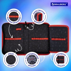 Пенал BRAUBERG, 1 отделение, 1 откидная планка, полиэстер, 21х14 см, "Next level", 270714 Пенал BRAUBERG, 1 отделение, 1 откидная планка, полиэстер, 21х14 см, "Next level", 270714 - фото 13