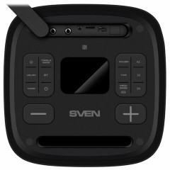 Колонка портативная SVEN PS-950, 160 Вт, TWS, Bluetooth, FM, USB, microSD, LED-дисплей, черная, SV-022396 Колонка портативная SVEN PS-950, 160 Вт, TWS, Bluetooth, FM, USB, microSD, LED-дисплей, черная, SV-022396 - фото 6