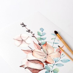 Бумага для смешанных техник (акварель/карандаш/пастель) MixMedia, 200 г/м2, А4, 40 л. в коробе, BRAUBERG ART CLASSIC, "Море", 116964 - фото 9