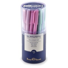 Ручка шариковая BRUNO VISCONTI "SlimWrite", "Zefir", СИНЯЯ, корпус ассорти, узел 0,5 мм, линия письма 0,3 мм, 20-0204 Ручка шариковая BRUNO VISCONTI "SlimWrite", "Zefir", СИНЯЯ, корпус ассорти, узел 0,5 мм, линия письма 0,3 мм, 20-0204 - фото 16