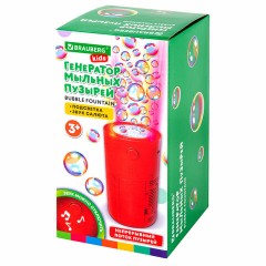 Мыльные пузыри Фонтан Генератор со звуком салюта, раствор 240 мл, BRAUBERG KIDS, 665150 Мыльные пузыри Фонтан Генератор со звуком салюта, раствор 240 мл, BRAUBERG KIDS, 665150 - фото 3