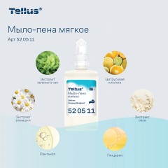 Картридж с жидким мылом-пеной одноразовый Tellus/TORK (Система S4) Advanced, мягкое, 1 л, 520511 - фото 13
