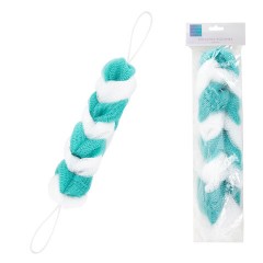 Мочалка для тела КОСИЧКА, нейлоновая, 70 г (27х5,5х5,5 см), ассорти, PLEASURE, 1135