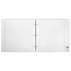 Фотоальбом BRAUBERG свадебный, 20 магнитных листов 30х32 см, обложка под фактурную кожу, на кольцах, белый, 390691 - фото 3