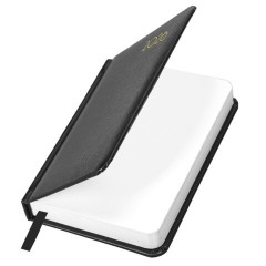 Ежедневник датированный 2026, МАЛЫЙ ФОРМАТ 100х150 мм, А6, BRAUBERG "Select", балакрон, черный, 117260 - фото 3