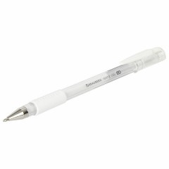 Ручка гелевая с грипом BRAUBERG "White", БЕЛАЯ, пишущий узел 1 мм, линия письма 0,5 мм, 143416 Ручка гелевая с грипом BRAUBERG "White", БЕЛАЯ, пишущий узел 1 мм, линия письма 0,5 мм, 143416 - фото 6