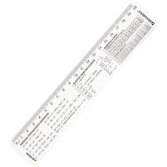 Линейки пластиковые 20 см справочные BRAUBERG, НАБОР 4 шт., для 5-11 классов, пенал, 210894 - фото 3