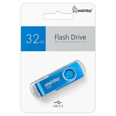 Флеш-диск 32 GB SMARTBUY Twist USB 2.0, синий, SB032GB2TWB Флеш-диск 32 GB SMARTBUY Twist USB 2.0, синий, SB032GB2TWB - фото 6