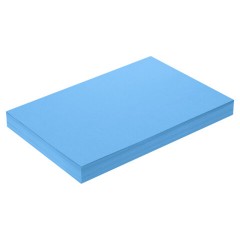 Бумага цветная ПЛОТНАЯ BRAUBERG, А4 160 г/м2, 250 л., синяя, интенсив, для печати, творчества, 116673 - фото 2