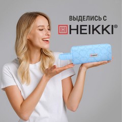 Пенал-косметичка HEIKKI (ХЕЙКИ) с ручкой, 1 отделение, стеганый полиэстер, 21х8х5 см, голубой, 273607 - фото 16