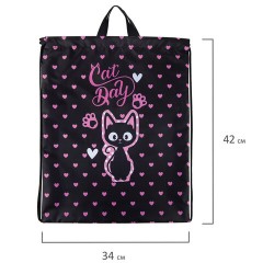 Мешок для обуви BRAUBERG KIDS, с петлей, 42х34 см, "Amazed cat", 271629 Мешок для обуви BRAUBERG KIDS, с петлей, 42х34 см, "Amazed cat", 271629 - фото 6