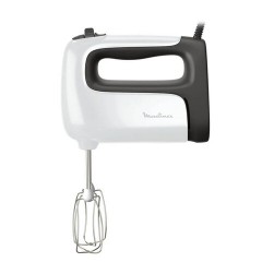 Миксер MOULINEX HM460110, 500 Вт, 5 скоростей, 2 венчика, 2 крюка для теста, белый, 7211004400 Миксер MOULINEX HM460110, 500 Вт, 5 скоростей, 2 венчика, 2 крюка для теста, белый, 7211004400 - фото 2
