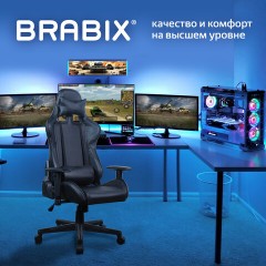 Кресло компьютерное BRABIX "GT Carbon GM-115", две подушки, экокожа, черное, 531932 Кресло компьютерное BRABIX "GT Carbon GM-115", две подушки, экокожа, черное, 531932 - фото 17